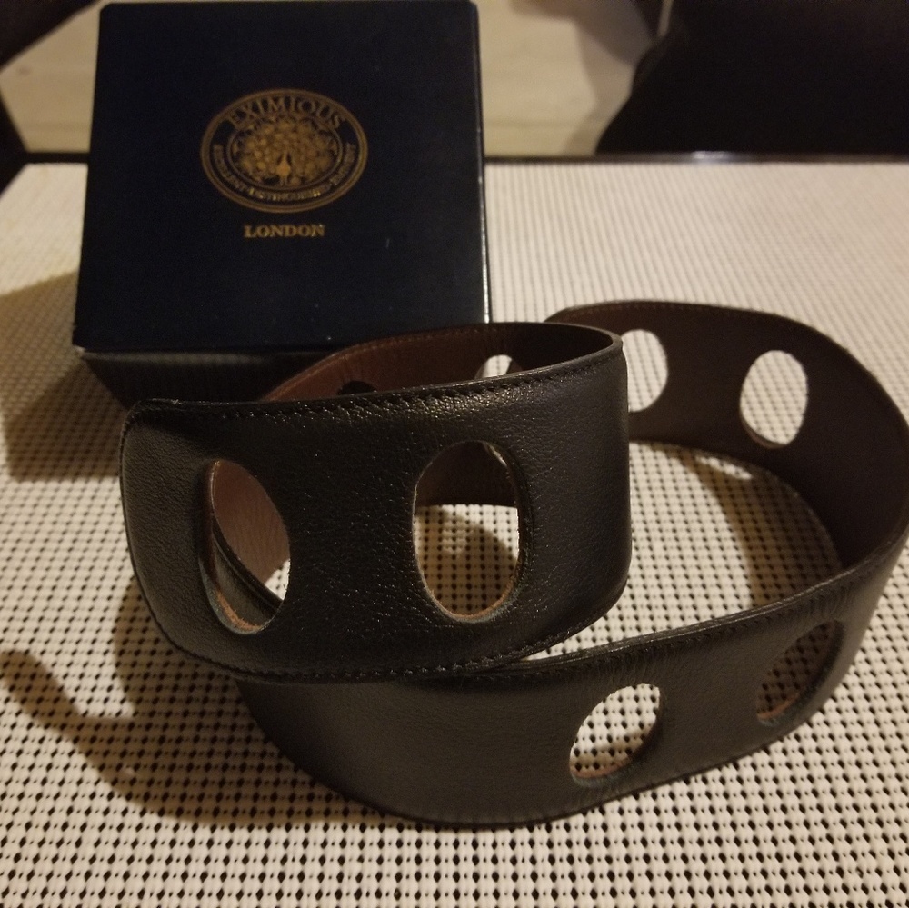 Reversible Leather Scarf Belt